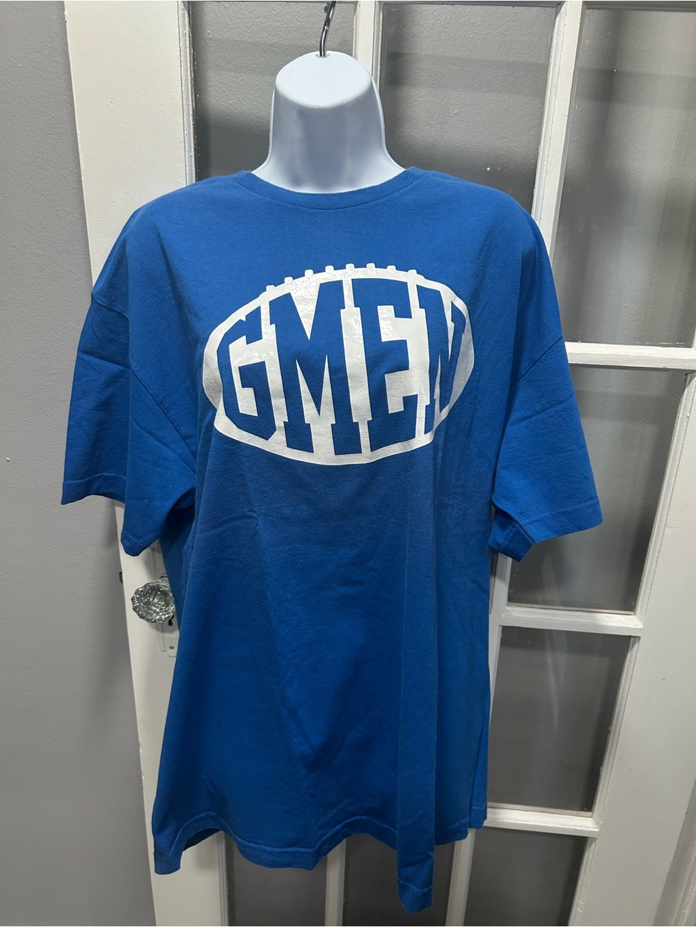 Blue Graphic Short-Sleeve Tee